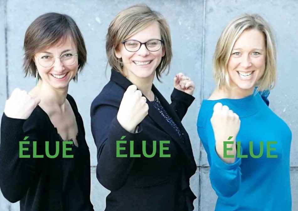 Les trois nouvelles parlementaires ECOLO de Wallonie picarde!
